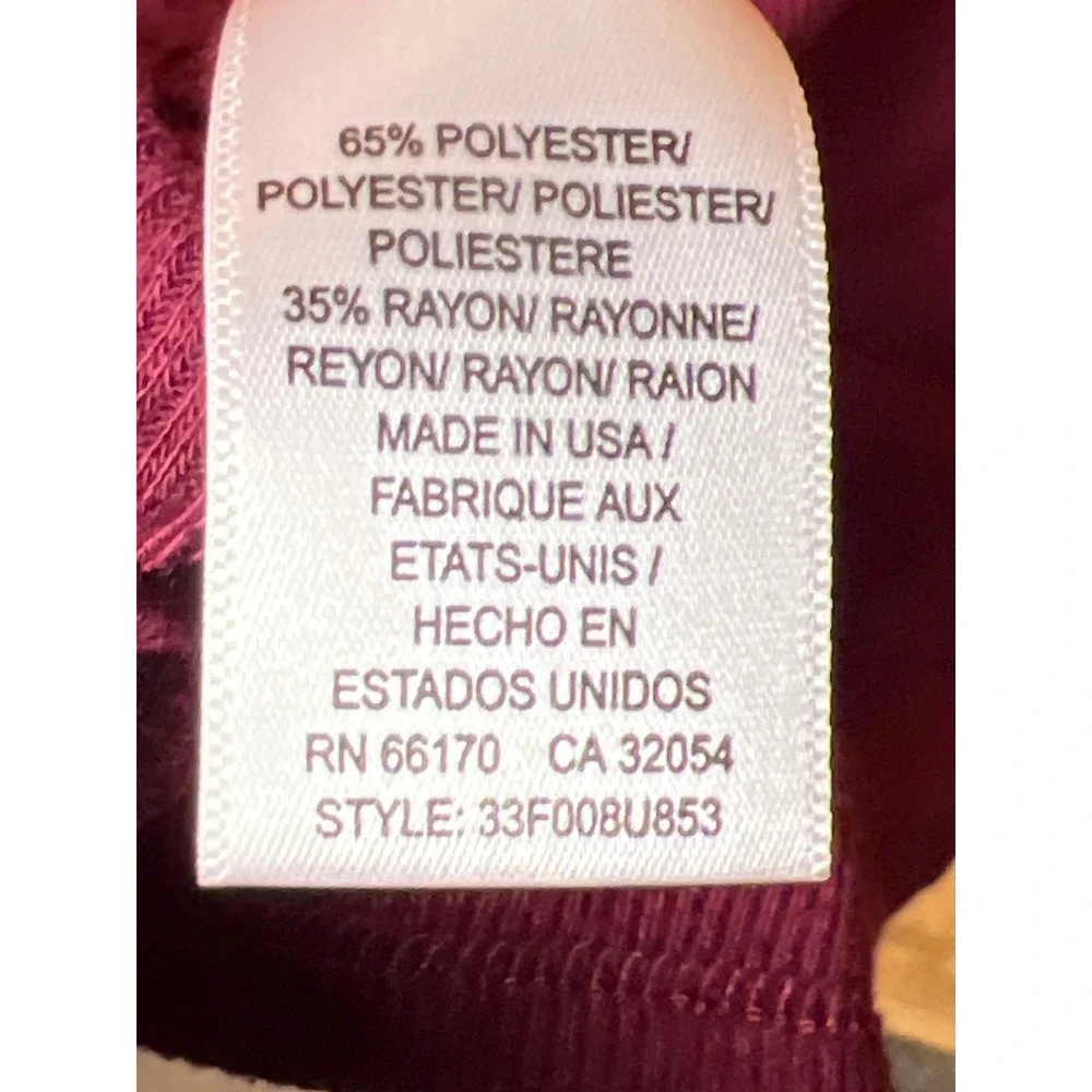 Free People Burgundy Ribbed Racerback Tank Top Med Made in USA Athleisure  Layer
